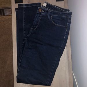 Banana republic dark wash skinny jeans